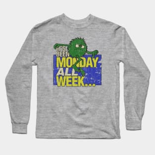 Green Monster It's Been Monday All Week 1980 Long Sleeve T-Shirt